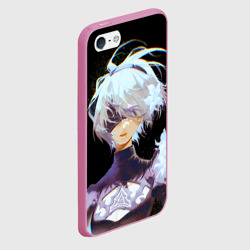 Чехол для iPhone 5/5S матовый Венецианская девушка Nier Automata 2b - фото 2