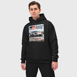 Мужской костюм oversize хлопок Toyota Gazoo Racing - легендарная спортивная команда - фото 2