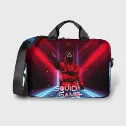 Сумка для ноутбука 3D Игра в кальмара - выстрел