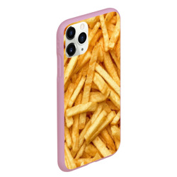 Чехол для iPhone 11 Pro Max матовый Картошка фри/Фастфуд - фото 2