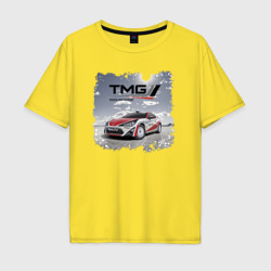 Мужская футболка хлопок Oversize Toyota TMG racing team Germany