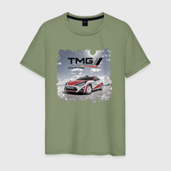 Мужская футболка хлопок Toyota TMG racing team Germany