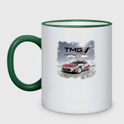 Кружка двухцветная Toyota TMG racing team Germany