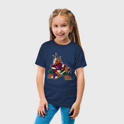 Детская футболка хлопок Аризона Койотис логотип - фото 2