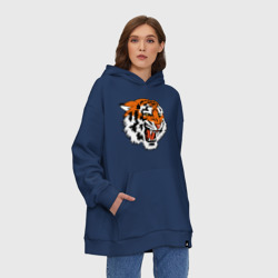 Худи SuperOversize хлопок Smiling Tiger - фото 2