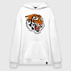 Худи SuperOversize хлопок Smiling Tiger