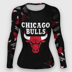 Женский рашгард 3D Чикаго буллс быки Chicago bulls