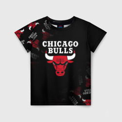 Детская футболка 3D Чикаго буллс быки Chicago bulls