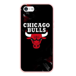 Чехол для iPhone 5/5S матовый Чикаго буллс быки Chicago bulls