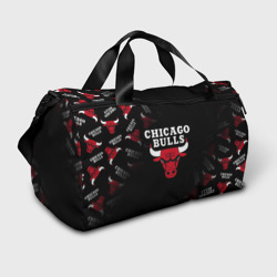 Сумка спортивная 3D Чикаго буллс быки Chicago bulls