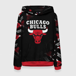 Женская толстовка 3D Чикаго буллс быки Chicago bulls