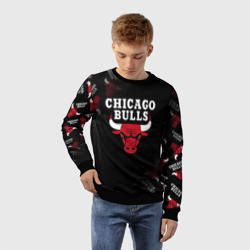 Детский свитшот 3D Чикаго буллс быки Chicago bulls - фото 2