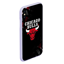 Чехол для iPhone XS Max матовый Чикаго буллс быки Chicago bulls - фото 2