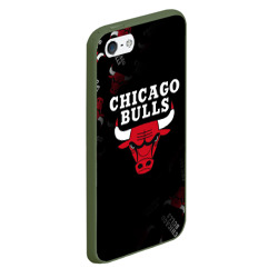 Чехол для iPhone 5/5S матовый Чикаго буллс быки Chicago bulls - фото 2