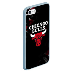 Чехол для iPhone 5/5S матовый Чикаго буллс быки Chicago bulls - фото 2