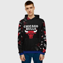 Мужская толстовка 3D Чикаго буллс быки Chicago bulls - фото 2