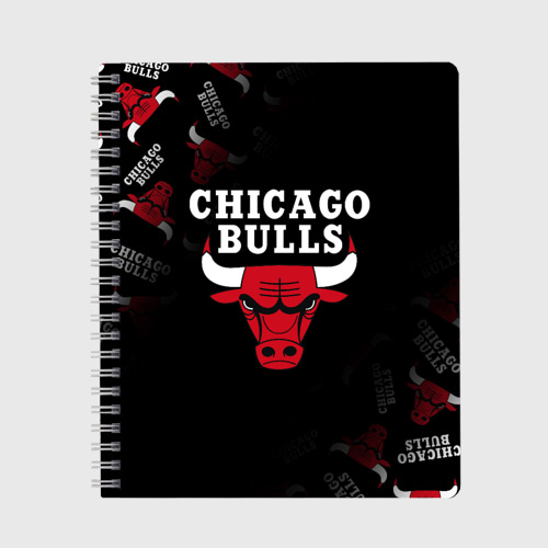 Тетрадь Чикаго буллс быки Chicago bulls, цвет линия