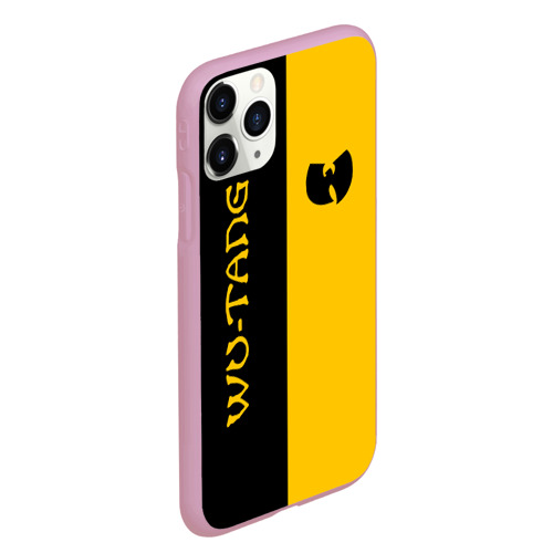 Чехол для iPhone 11 Pro Max матовый WU-TANG CLAN ЧЁРНО ЖЁЛТЫЙ , цвет розовый - фото 3