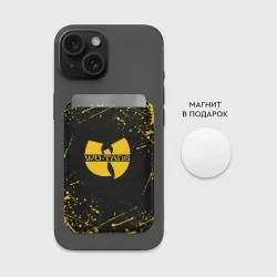 Картхолдер Magsafe магнитный Wu-tang clan брызги красок - фото 2