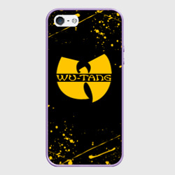 Чехол для iPhone 5/5S матовый Wu-tang clan брызги красок