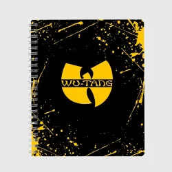 Тетрадь Wu-tang clan брызги красок