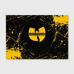 Холст прямоугольный Wu-tang clan брызги красок - фото 2