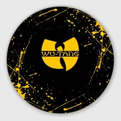 Круглый коврик для мышки Wu-tang clan брызги красок
