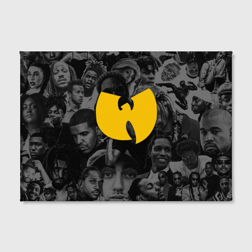 Холст прямоугольный Wu-tang clan легенды репа, цвет 3D печать - фото 2