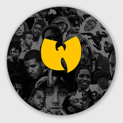 Круглый коврик для мышки Wu-tang clan легенды репа