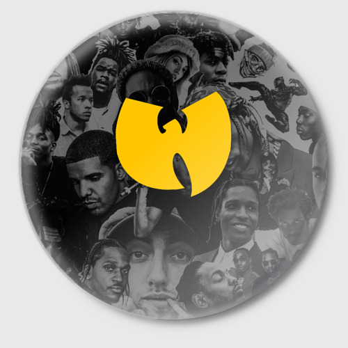 Значок Wu-tang clan легенды репа, цвет белый