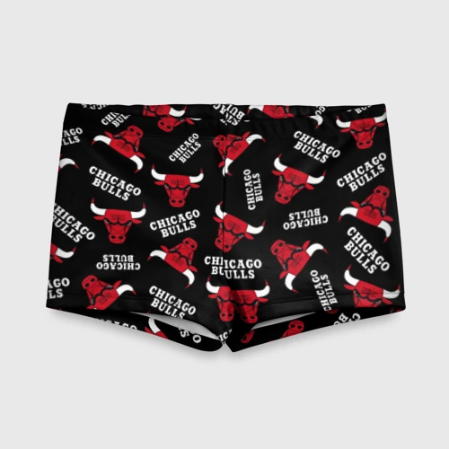 Детские купальные плавки 3D Chicago bulls быки узор