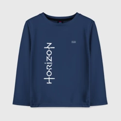 Детский лонгслив хлопок Horizon Zero Dawn white logo