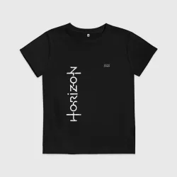 Детская футболка хлопок Horizon Zero Dawn white logo