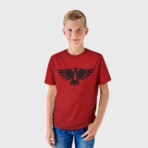 Детская футболка 3D Кровавые Вороны цвет ордена, цвет 3D печать - фото 3