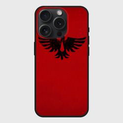 Чехол силиконовый для Apple iPhone 15 Pro матовый Кровавые Вороны цвет ордена