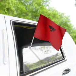 Флаг для автомобиля Кровавые Вороны цвет ордена - фото 2