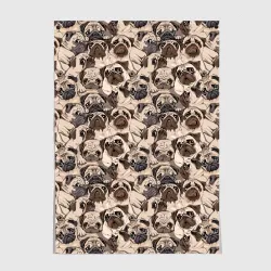 Постер Мопсы Pugs