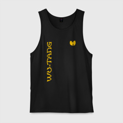 Мужская майка хлопок Wu tang clan logo yellow