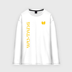 Мужской лонгслив oversize хлопок Wu tang clan logo yellow