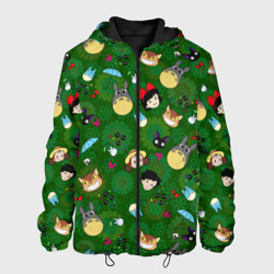 Мужская куртка 3D Totoro&Kiki allstars