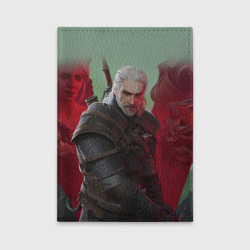 Обложка для автодокументов Ведьмак the Witcher Геральт с мечом