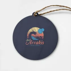Деревянная игрушка круг Welcome to Arrakis