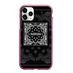 Чехол для iPhone 11 Pro Max матовый Big Baby Tape x Kizaru bandana Бандана Кизару Тейп