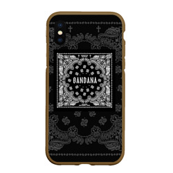 Чехол для iPhone XS Max матовый Big Baby Tape x Kizaru bandana Бандана Кизару Тейп