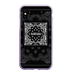 Чехол для iPhone XS Max матовый Big Baby Tape x Kizaru bandana Бандана Кизару Тейп