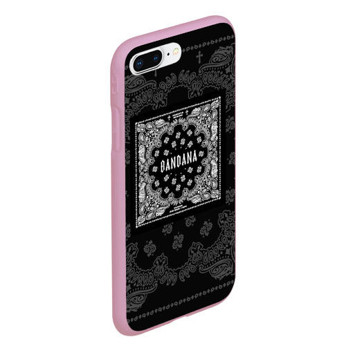 Чехол для iPhone 7Plus/8 Plus матовый Big Baby Tape x Kizaru bandana Бандана Кизару Тейп, цвет розовый - фото 3