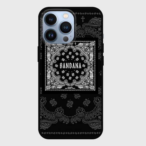 Чехол для iPhone 13 Pro Big Baby Tape x Kizaru bandana Бандана Кизару Тейп, цвет черный