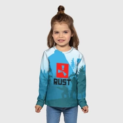 Детский лонгслив 3D Выживалка Раст - фото 2