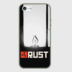 Чехол для iPhone 5/5S матовый Огонёк из Раста