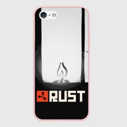 Чехол для iPhone 5/5S матовый Огонёк из Раста